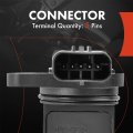 A-premium Mass Air Flow Sensor Meter With 5pins 3 4 6cyl 1 2l 0l 2 4l Compatible Mitsubishi Lancer 2015 Mirage 2014-2015