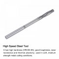 Uxcell Chucking Reamers 7mm H7 4241 High Speed Steel Spiral Flutes Lathe Machine Reamer Milling Cutter