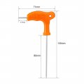 Uxcell 2 5mm Ball End Tip Magnetic P-handled Hex Wrench Orange Hand Grip