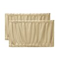 2 Pcs 70 X 39cm Beige Adjustable Vip Car Window Curtain Sunshade Visor 