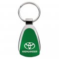 Au-tomotive Gold Inc Officially Licensed Green Teardrop Key Fob For Toyota Highlander