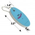 Graphics More Rick And Morty Mr Meeseeks Face Floating Keychain Oval Foam Fishing Boat Buoy Key Float