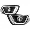 Chevy Colorado Bumper Driving Fog Lights Lamps Chrome 