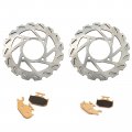 Sfriding Brake Discs Pads Set For Can-am Outlander 400 500 650 800