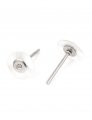 Uxcell 25mm X 3mm Round Shank Nylon Polish Buffer Buffing Wheel White 15 Pcs
