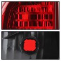 Acanii For 2014-2021 Toyota Tundra Pickup Truck Red Clear Tail Lights Rear Brake Lamps Replacement Pair Set Left Right