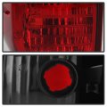 Acanii For 2014-2021 Toyota Tundra Pickup Truck Red Clear Tail Lights Rear Brake Lamps Replacement Pair Set Left Right