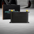 G-plus 25 Row An-10 An10 Universal Aluminum Racing Engine Transmission Oil Cooler Black