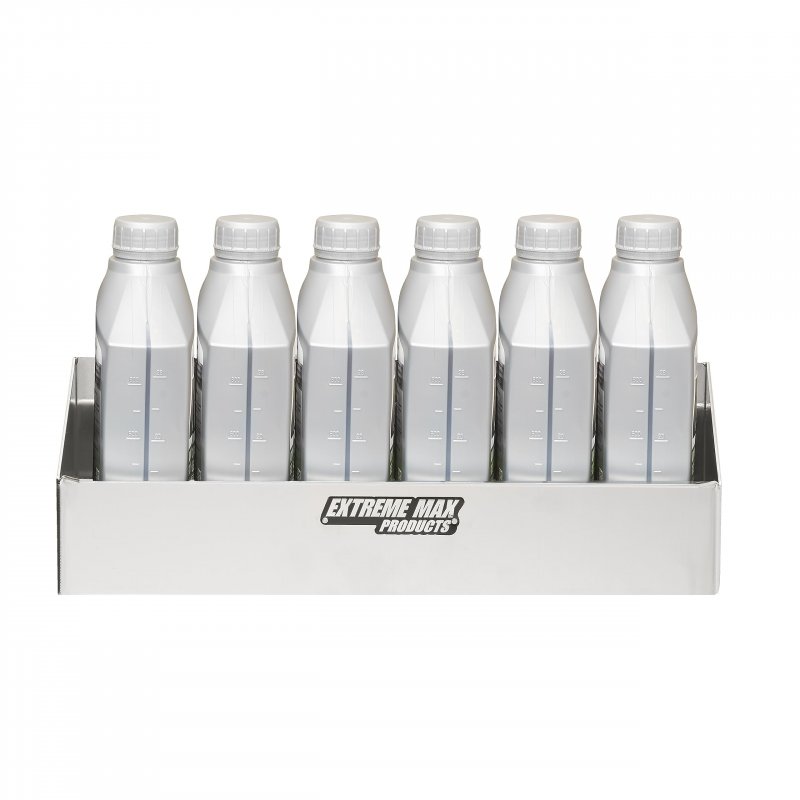 Extreme Max 5001 6208 Aluminum 6-quart Liquids Storage Shelf For Race Trailer Garage Shop Enclosed Toy Hauler Holds Six 1-quart