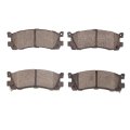Rear Disc Brake Pads For Mazda Millenia 1995 To 2002 Set Of 4 Mechanical Pad Wear Sensor Type 4000 Hybridynamic Series 