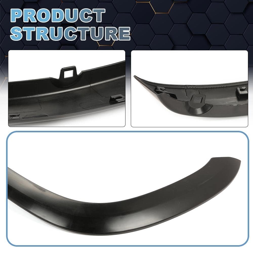 Front Fender Flare Left Driver Side For Toyota Rav4 2006 2007 2008 2009 2010 2011 2012 Black Thermoplastic Bolt On Trim