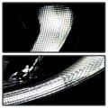 Acanii For Halogen Type W Chrome Bezel 2016-2021 Honda Civic Led Drl Projector Headlight Headlamp Driver Side