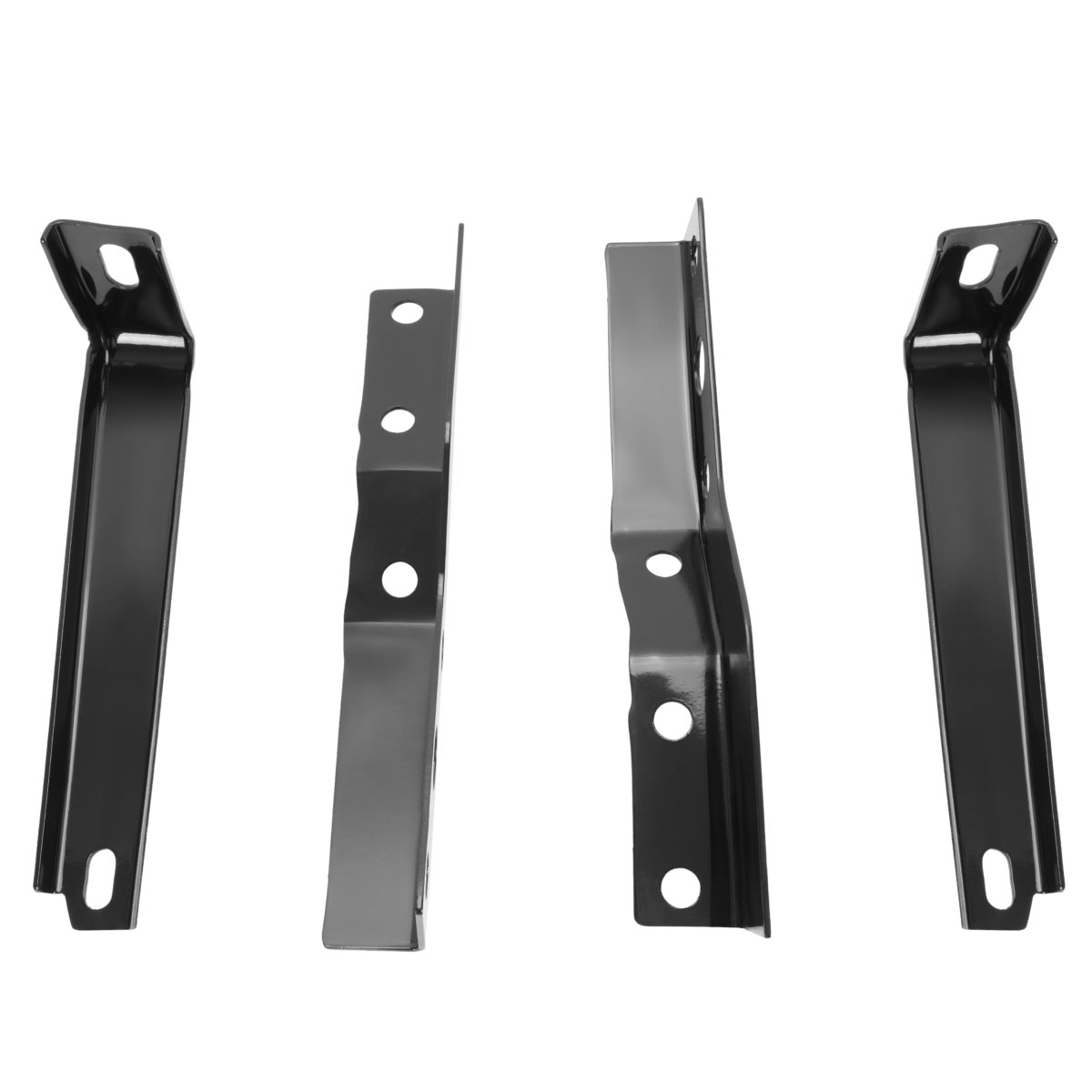 Rear Bumper Inner Outer Bracket For 1993-2011 Ford Ranger Styleside Supercrew Not Fit Stepside Flareside Bed Steel Powder