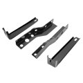 Rear Bumper Inner Outer Bracket For 1993-2011 Ford Ranger Styleside Supercrew Not Fit Stepside Flareside Bed Steel Powder