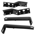 Rear Bumper Inner Outer Bracket For 1993-2011 Ford Ranger Styleside Supercrew Not Fit Stepside Flareside Bed Steel Powder 