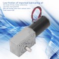 Dc Gear Motor Selflocking Reversible Worm Low Noise Aluminum Alloy Shell 12v Wearresistant Single Shaft Best 15rpm