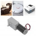 Dc Gear Motor Selflocking Reversible Worm Low Noise Aluminum Alloy Shell 12v Wearresistant Single Shaft Best 15rpm