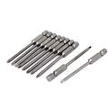 Uxcell S2 1 4 Hex Shank 75mm X 3mm Ph1 Phillips Screwdriver Bits 10pcs