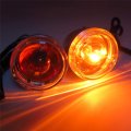 Httmt Rear Turn Signal Indicator Lights Clear Lens Compatible With H-d Xl 883 1200 Sportster 92-16