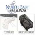 North East Harbor Heavy-duty Jon Boat Cover- Fits Most Boats 12 To 14 Waterproof Dust Sun Protection- L X 52 W Grey