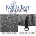 North East Harbor Heavy-duty Jon Boat Cover- Fits Most Boats 12 To 14 Waterproof Dust Sun Protection- L X 52 W Grey