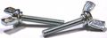 1 4-20 X 4 In Type A Cold Forged Wing Screws Alloy Steel Zinc Plated 200 Piece Carton 