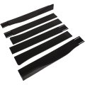 Universal Side Skirts Extension Rocker Panel Body Kit 59x4 In Matte Black Polypropylene Front Lip Spoiler For Cars Bolt On