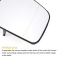 Car Rearview Right Passenger Side Mirror Glass Replacement W Backing Plate Aspherical Heated White For Mercedes A Class W169