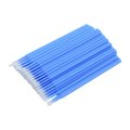 Precision Micro Brushes 100 Pack 2 5mm Disposable Applicators For Automotive Detailing And Crafts Blue Synthetic Round Pointed 