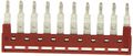 Dinkle Dss2 5n-10p Din Rail Terminal Block Press-fit Jumper Pack Of 10 