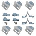2pack 279570 Dryer Door Latch Strike Kit For Whirlpool Kenmore Dryer- Repalces 236877 420198 423232 279337 