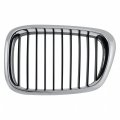 Front Left Grille For Bmw 525i 530i 2001 2002 2003 Chrome And Black Driver Side Part 51137005837 Bm1200138 