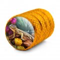 Horned Lizard And Flowers Valve Stem Caps For Tire Rim Wheel Aluminum Yellow