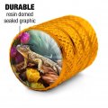 Horned Lizard And Flowers Valve Stem Caps For Tire Rim Wheel Aluminum Yellow