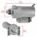 Caltric Starter Compatible With Kubota Zg20f Gh630 Zg23f Gh680 20hp 23hp Gas 2005-bk