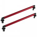 X Autohaux 2pcs 200mm 7 87 Splitter Support Rods Adjustable Front Rear Bumper Lip Strut Rod Tie Bars Fit Most Vehicle Red