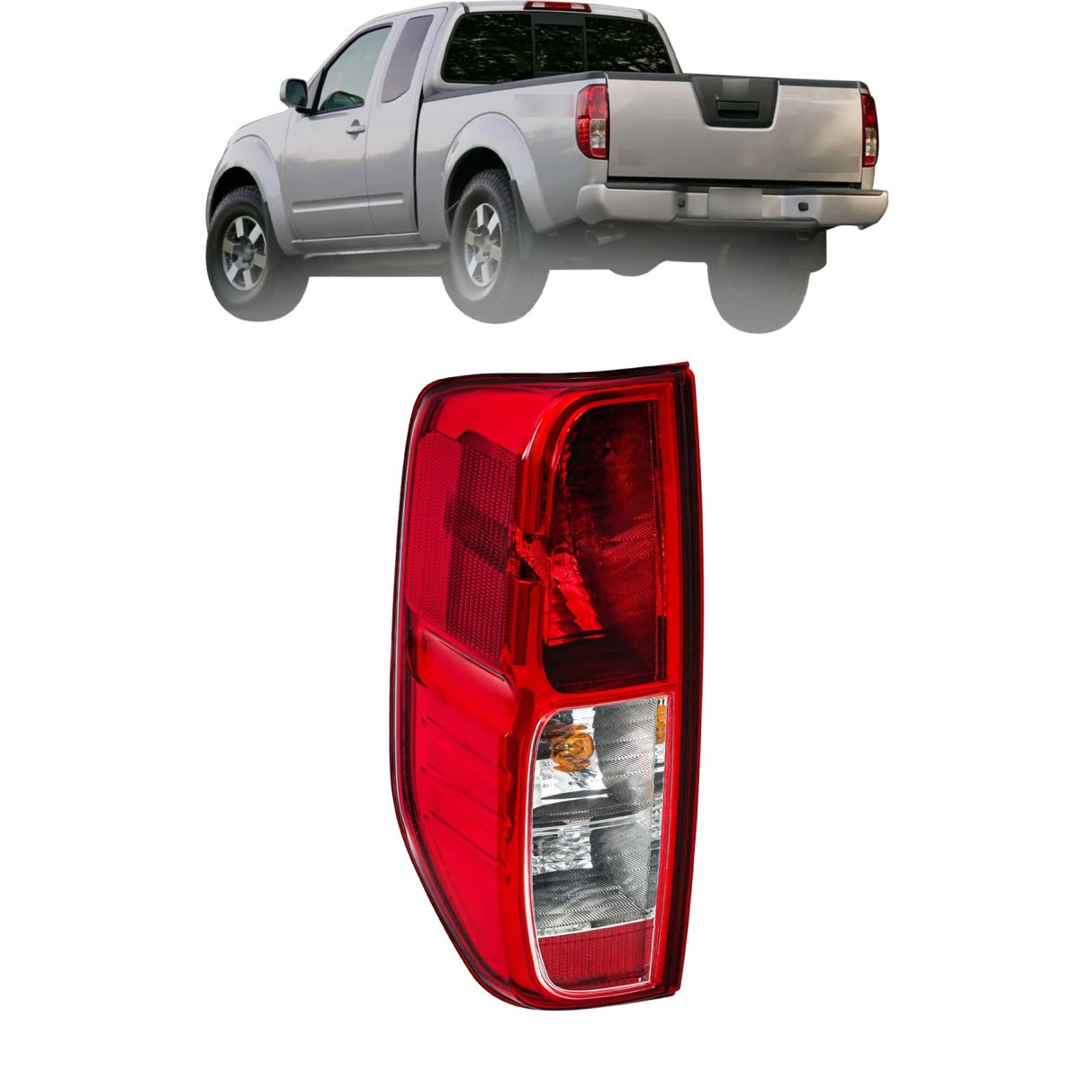 Left Driver Side Tail Light Assembly For Frontier 2005 2021 And Equator 2009 2012 Rear Halogen Lamp With Bulbs Replaces