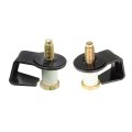 2pcs Door Latch Lock Striker Bolt Set Replacement For 1980-1997 F-350 Pickup Truck 38448