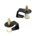 2pcs Door Latch Lock Striker Bolt Set Replacement For 1980-1997 F-350 Pickup Truck 38448