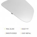 X Autohaux Car Rearview Right Passenger Side Heated Mirror Glass Replacement With Backing Plate For Tesla Model 3 2017 2018