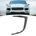Fornt Fog Light Grille Frame Trim Air Flow Intake Abs Front Black For 958 2015-2018 Left Right Under The Daytime Running Left