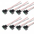 8pcs H11 Connector Female Wiring Harness Sockets H8 H9 For Headlights Fog Light 