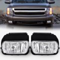 Left Right Fog Lights For 03-06 Chevy Silverado 1500 2500 3500 Hd Models Avalanche Fit No Cladding Only 07 Halogen 