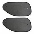 Uxcell 2 Pairs Side Window Screen Sun Shade Cover Shield Sunshade Protector For Car