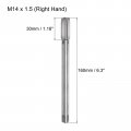 Uxcell Metric Thread Tap M14 X 1 5 H2 160mm Extra Long Straight Flute Screw Milling Machine Taps Threading Tapping Repair Tool