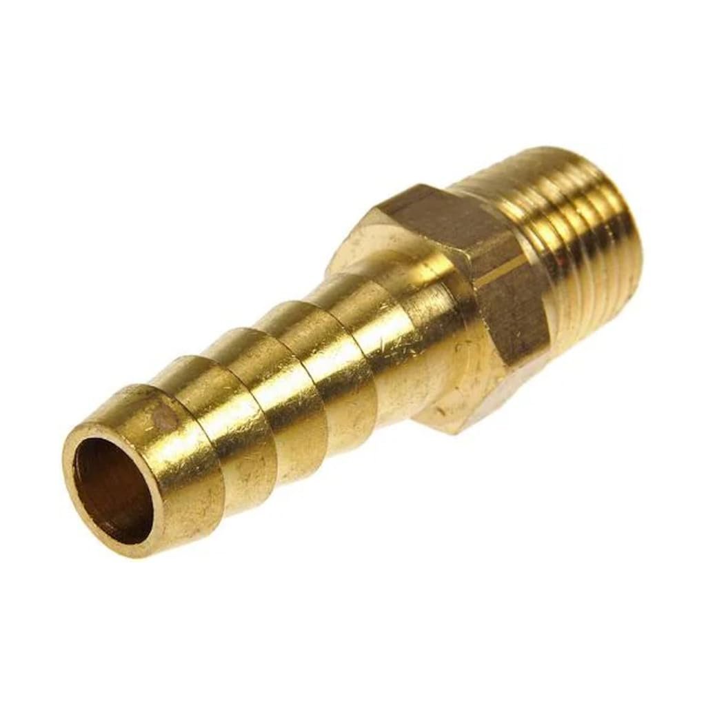 Fuel Hose Fitting Brass Thread Barb Straight Shape 1 4 Npt 0 295 In Inner Diameter Alx-pau-rb-785-416d-cla1