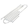 Stainless Steel Brake Line Kit 113698721s For Vw Beetle 7 Piece Set With Leak Proof Fittings And Rust Inhibiting Construction 