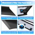 X Autohaux Left Windshield A-pillar Trim Panel For Ford Flex 2009-2019 Front Driver Outer Side Replaces Ba8z-7403145-aa Pillar