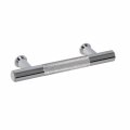Ckp 1650-76 Brand Linear Aluminum 3 In 76mm Knurled Pull Polished Chrome 10 Pack 