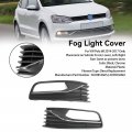 Pair Front Bumper Fog Light Cover Grill Grille 56c0853665j 6c0853666j For Vw Polo 6r 2014-2017 Only